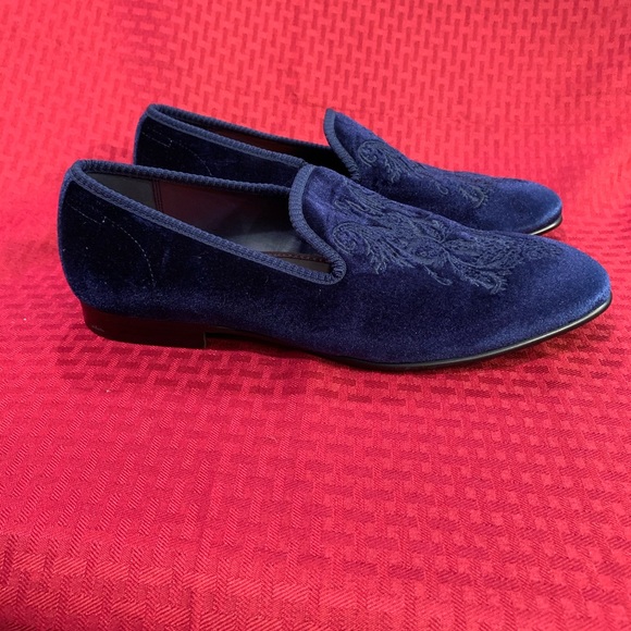 Tallia Enrico size 10.5 Crest shoe in blue - Picture 2 of 7